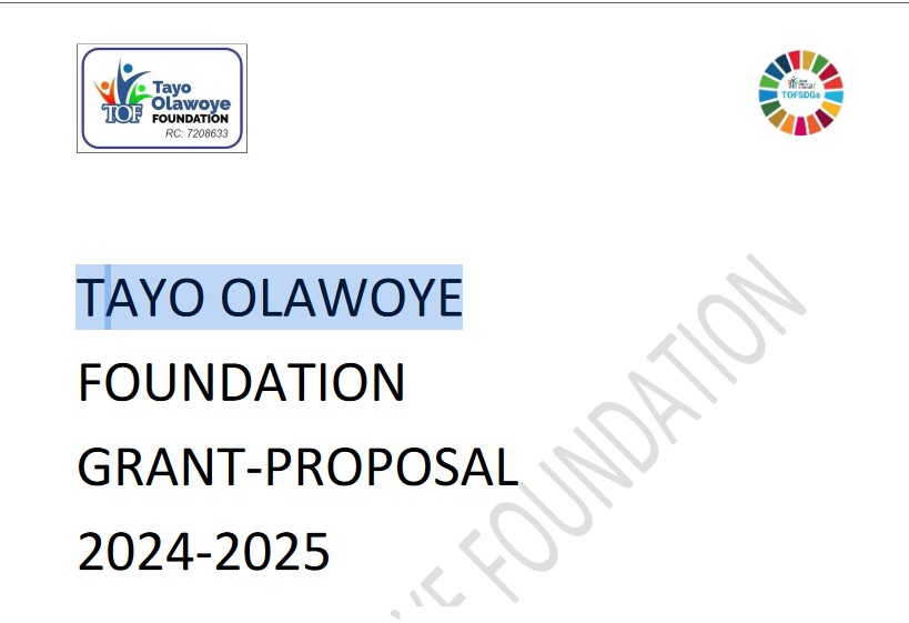 TAYO OLAWOYE FOUNDATION GRANT PROPOSAL